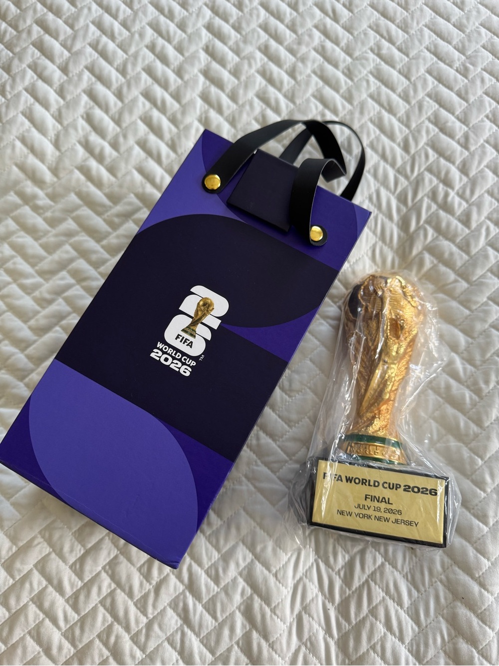 FIFA World Cup 2026 Official Licensed Final Trophy NJ NY Replica VIP Gift Box